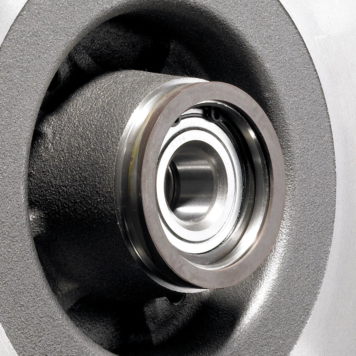 Brake discs with integrated wheel bearings - detail view