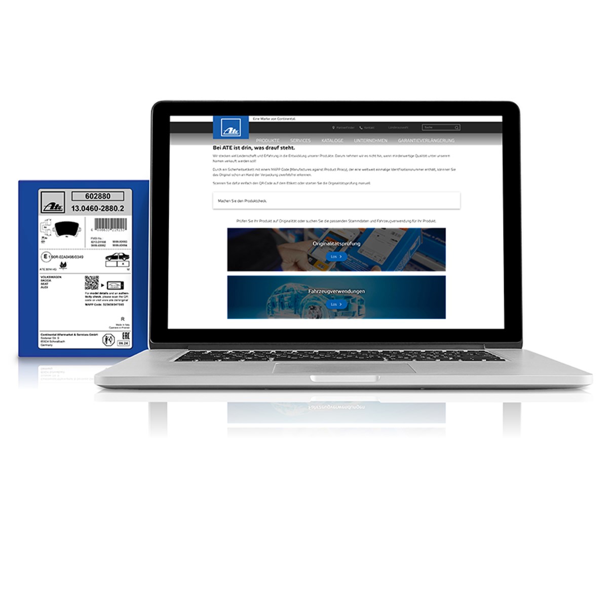 No smartphone? Simply enter the MAPP code manually